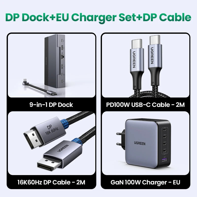 UGREEN 10Gbps Steam Deck Docking Station with 4K120Hz DisplayPort