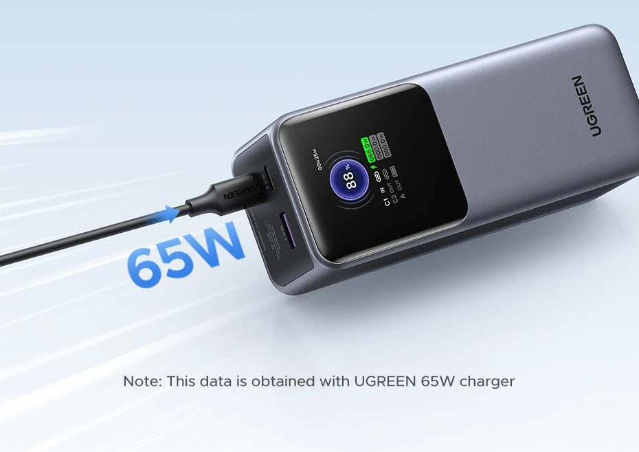 UGREEN Nexode 200W 25000mAh Power Bank – PD Fast Charging Portable External Battery
