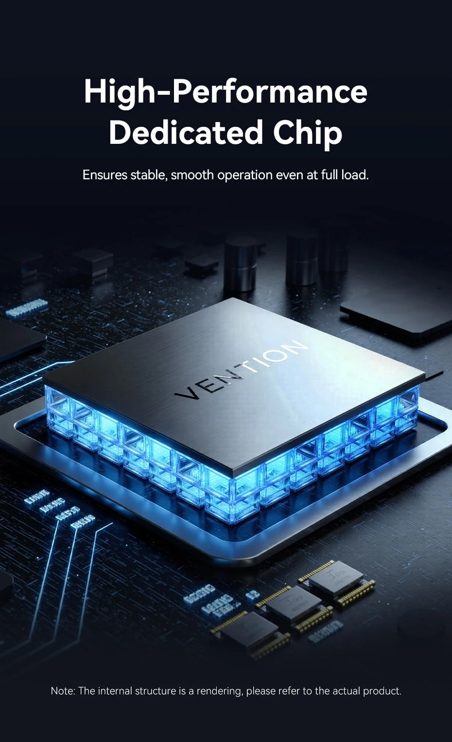 Vention USB-C priklopna postaja za Steam Deck | HDMI 4K pri 60Hz, USB 3.2 10Gbps, RJ45, SD/TF, igralno zvezdišče za več naprav