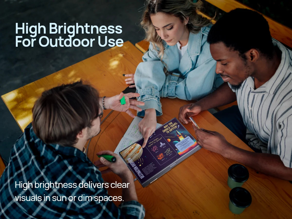 ARZOPA Z1FC 16.1" Portable Gaming Monitor | 144Hz, 1080P FHD, 100% sRGB, IPS, USB‑C & HDMI