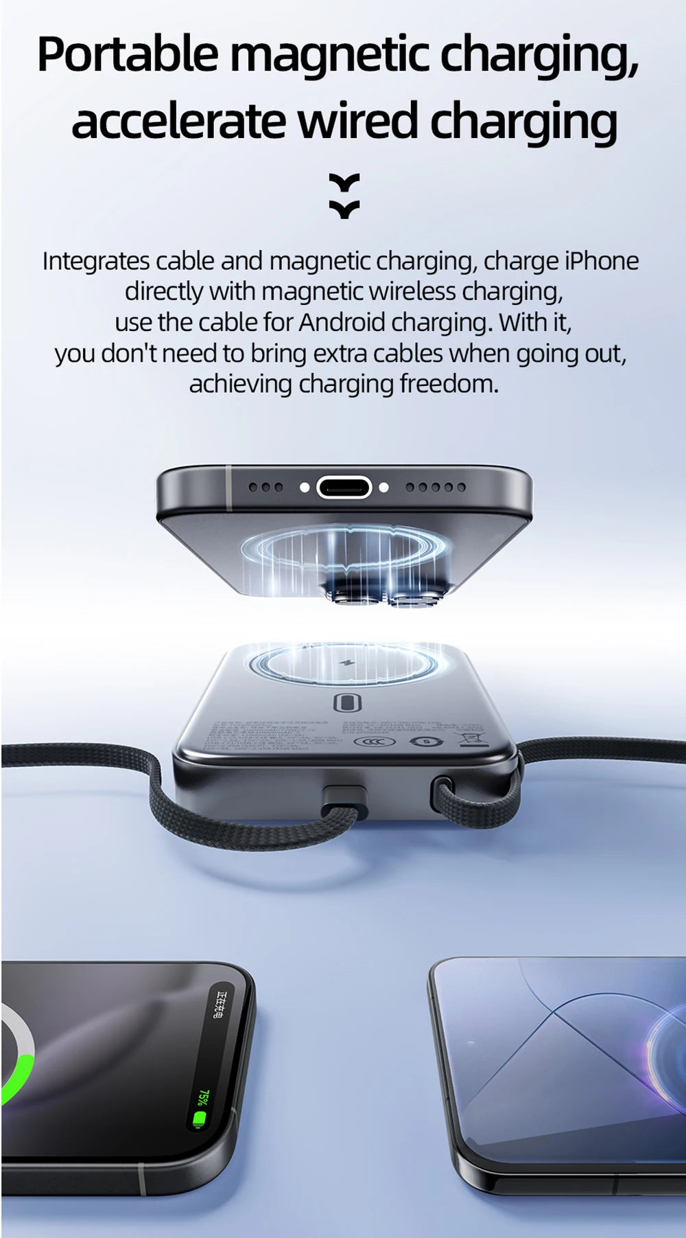 MOVESPEED S20Plus 20000mAh Magnetic Power Bank MagSafe