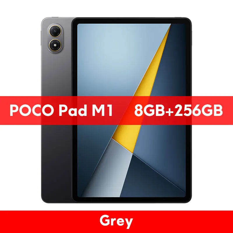 POCO Pad M1 Global Version Tablets Snapdragon® 7s Gen 4 12000mAh Battery 12.1’’ 2.5K display 8MP camera 33W charging - Limetastore
