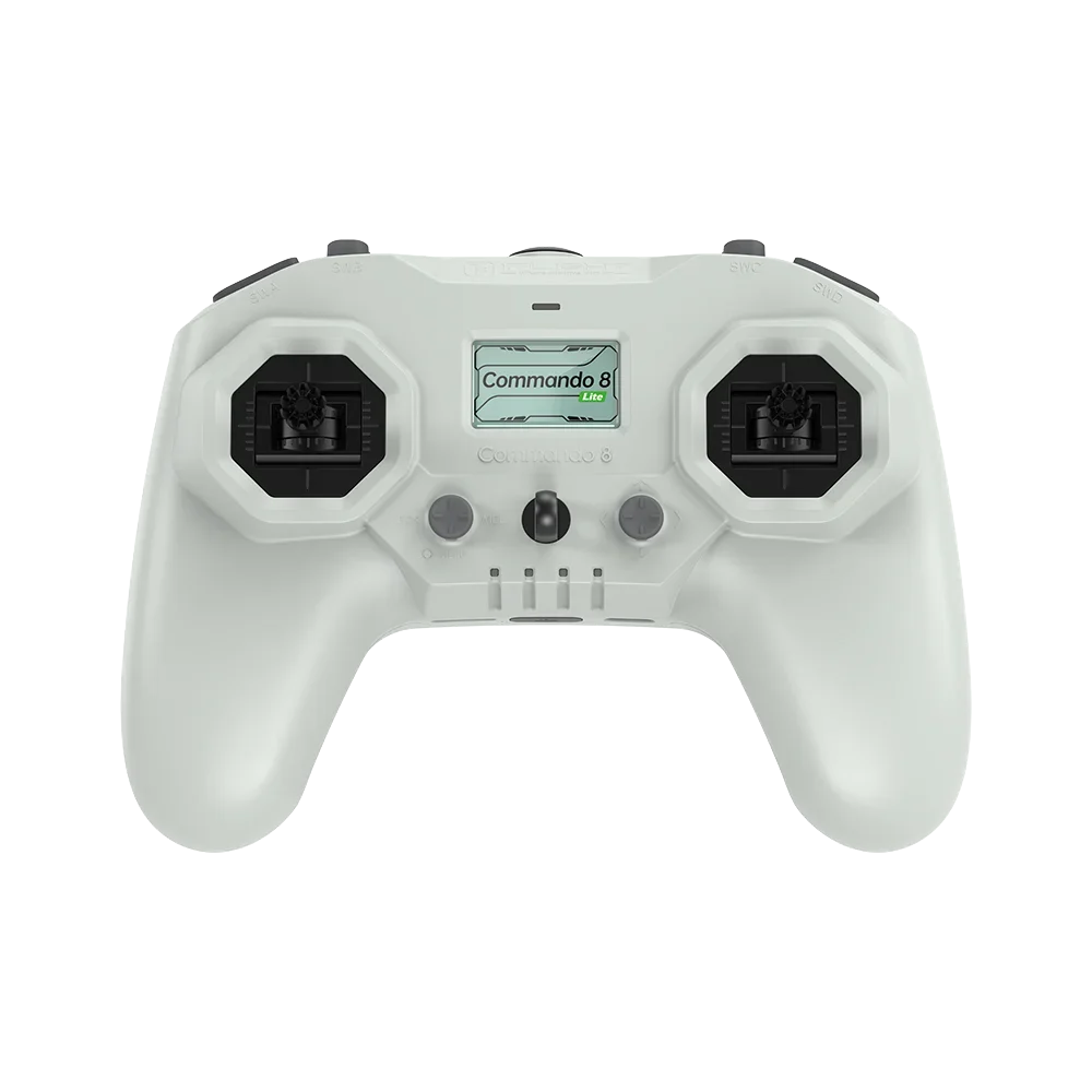 iFlight Commando 8 Lite – ExpressLRS 2.4GHz 100mW Radio Transmitter | Built‑In Battery, Ultra‑Light FPV Remote Controller