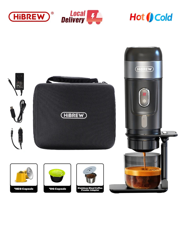HiBREW H4A – Portable 12V Espresso Coffee Machine | Car & Home Electric Coffee Maker