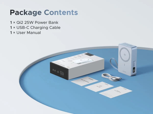 UGREEN Qi2 25W Magnetic Power Bank – 20000mAh / 10000mAh Fast Charging Portable