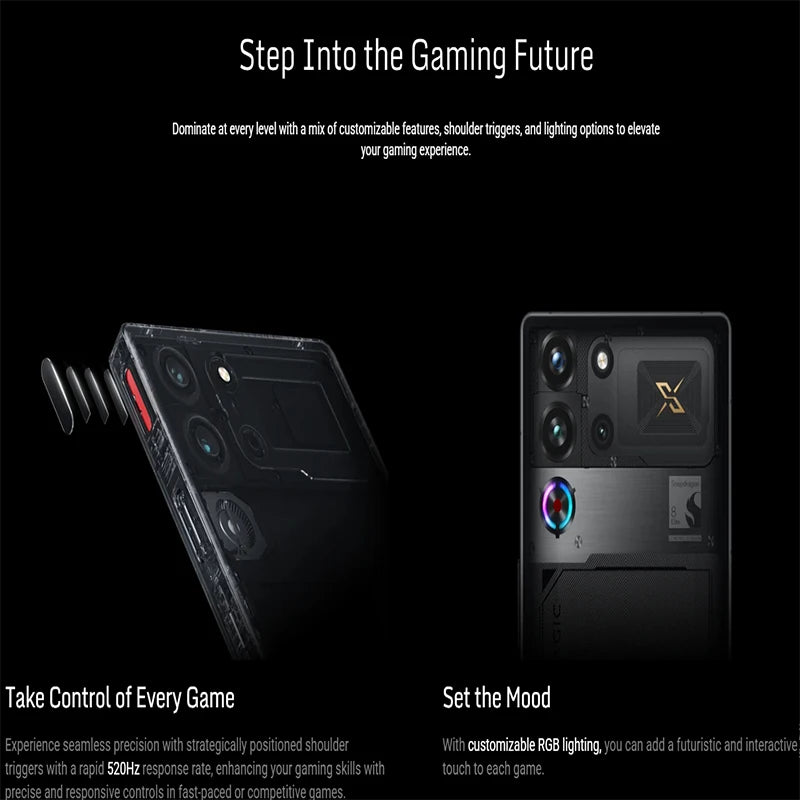 RedMagic 10S Pro 5G Gaming Phone | Snapdragon 8 Elite Leading Version | 7050mAh Battery | 6.85" UDC Full Screen | Global Version - Limetastore