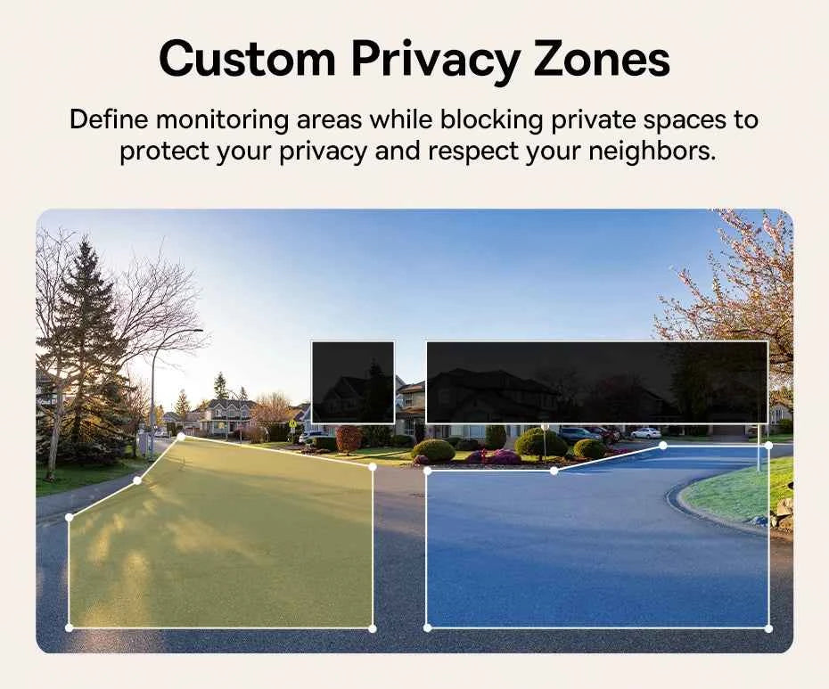 Baseus Security S2 Outdoor Camera 4K Clarity Solar Wireless Wifi Camera Smart Face ID IP67 Waterproof 145°FOV Smart App Control - Limetastore