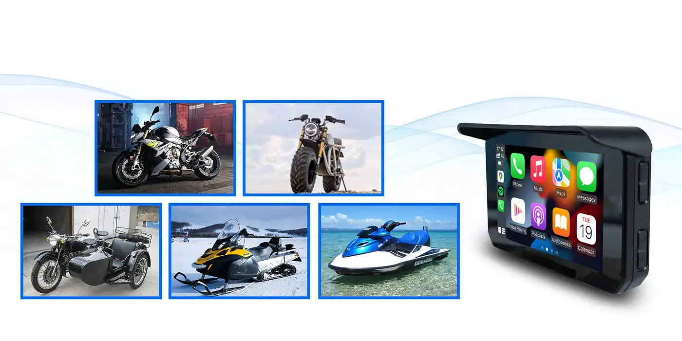 Lite C5 SE Motorcycle CarPlay Android Auto Waterproof Display