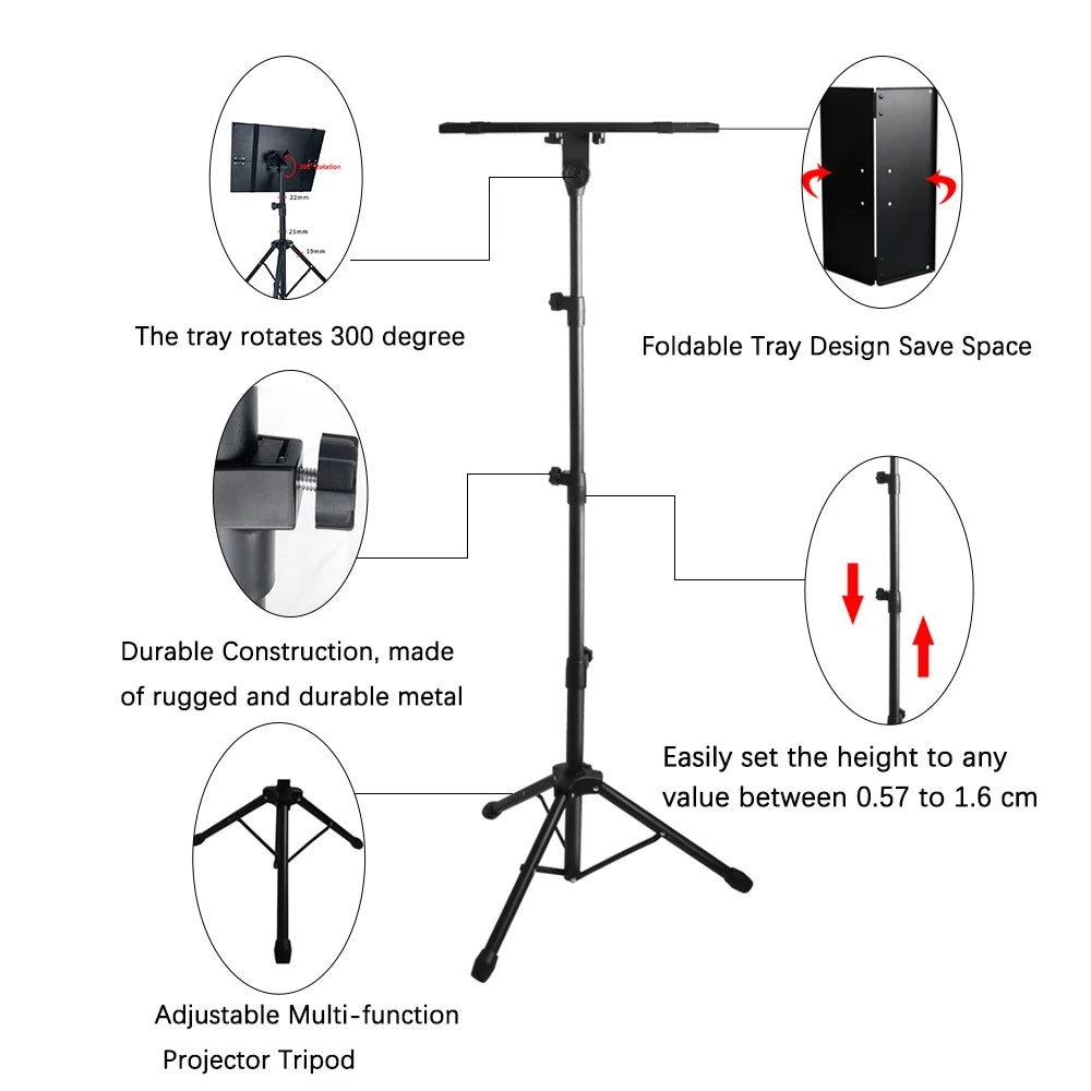 BYINTEK T5 Max Smart Home Theater Projector – 1000 ANSI Lumens, Native 1080P, 4K Support