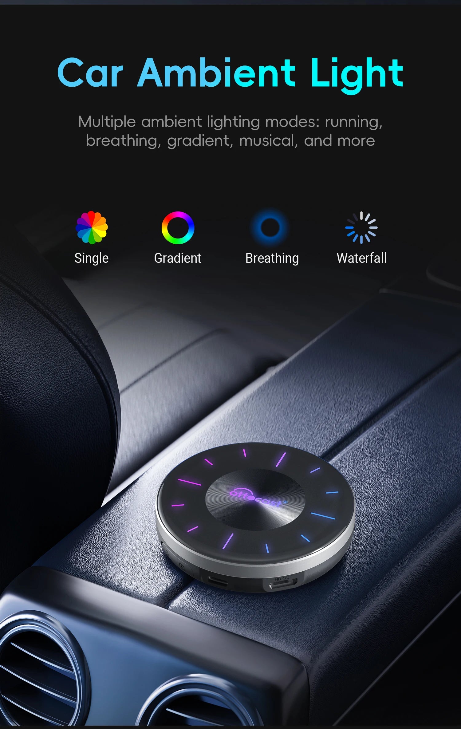 OTTOCAST OttoAiBox P3 Android 13 Wireless CarPlay AI Box