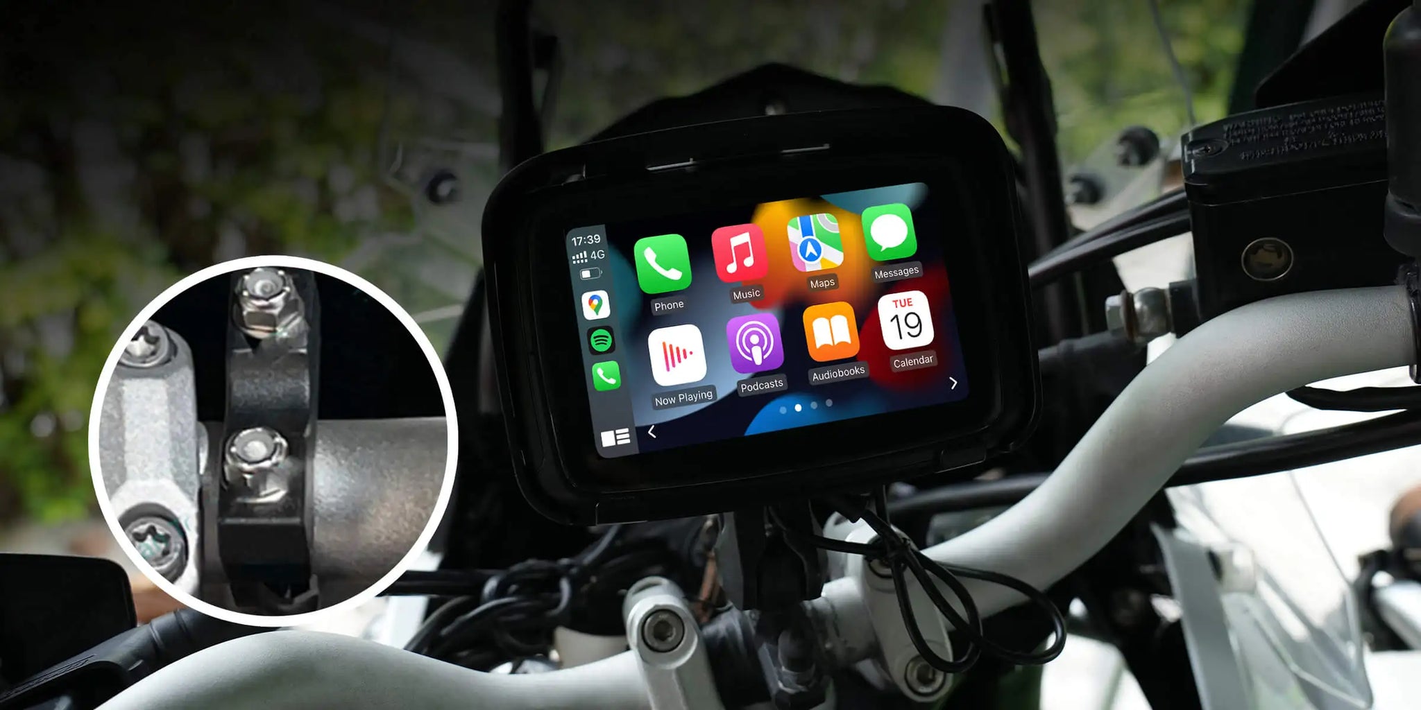 OTTOCAST Lite C5 Motorcycle Wireless CarPlay GPS Display