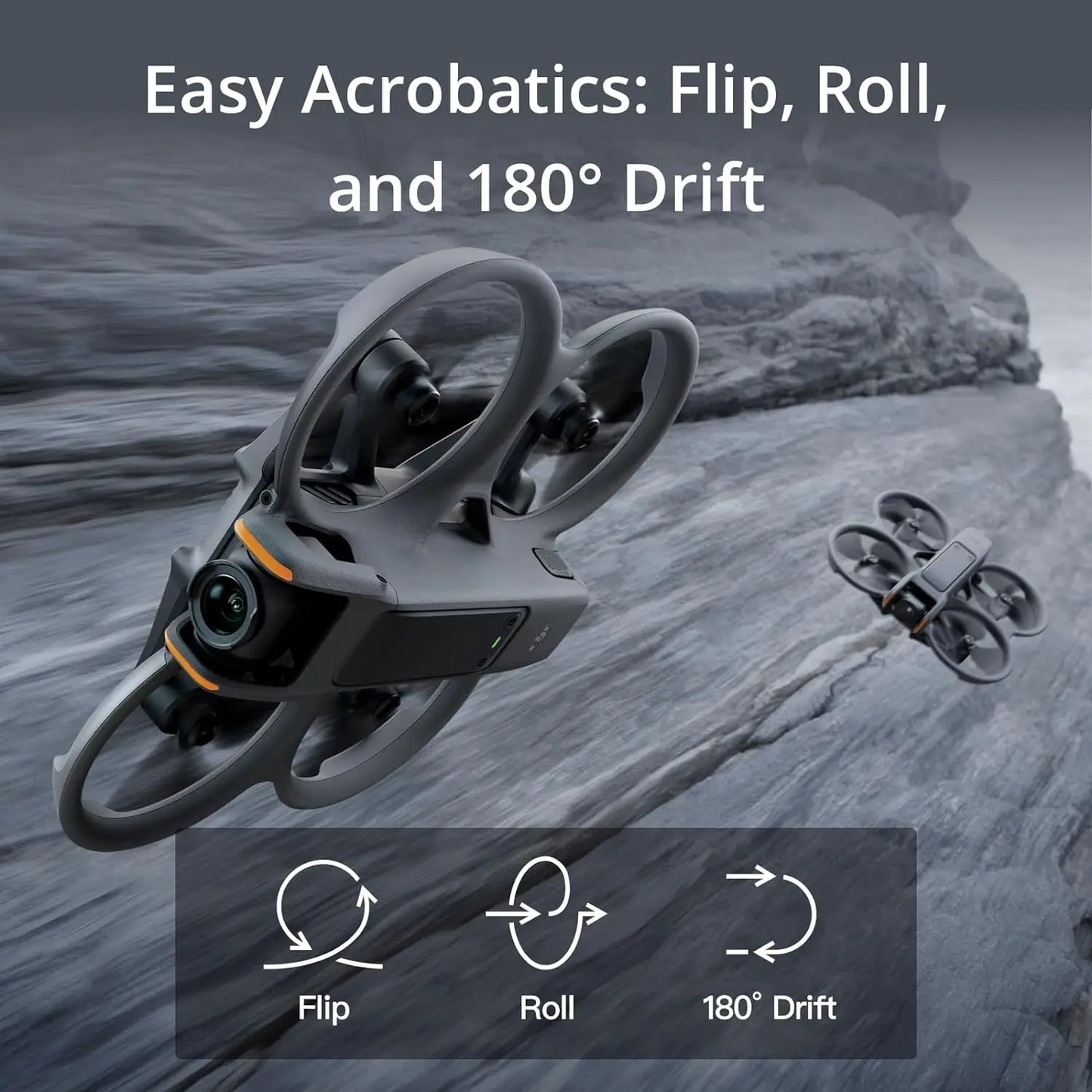 DJI Avata 2 – Drone Only | 4K/60fps FPV Drone with Low‑Latency O4 Video Transmission & 155° Super‑Wide FOV