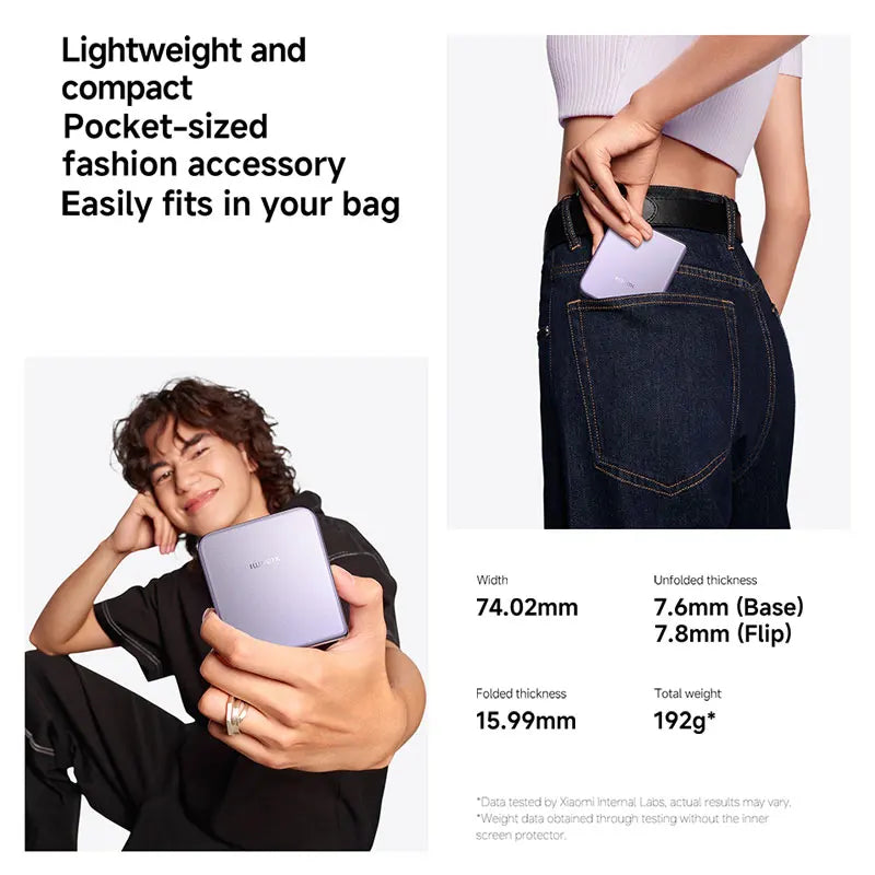 FR Warehouse Xiaomi MIX Flip Smartphone Global Version New Snapdragon 8 Gen 3 CPU 50MP Leica Camera  12GB RAM 512GB ROM 6.86 inch Foldable Display NFC - Limetastore