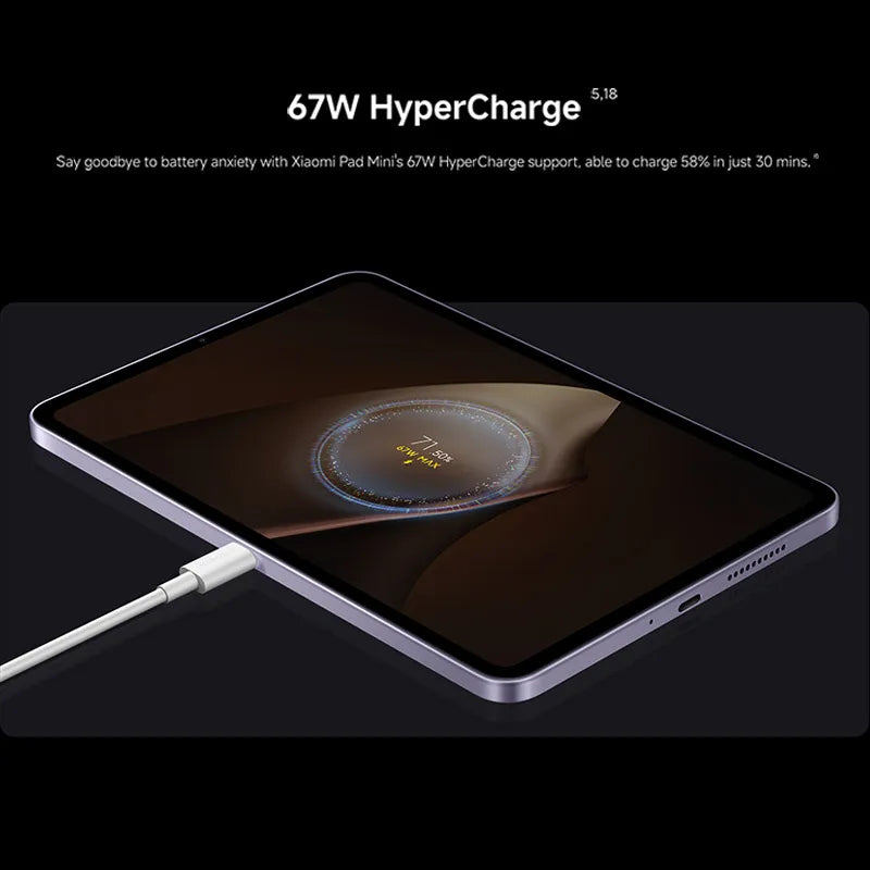 Global Version Xiaomi Pad Mini 8GB /12GB RAM "3K ultra-clear display 7500mAh battery 67W HyperCharge MediaTek Dimensity + 9400 - Limetastore