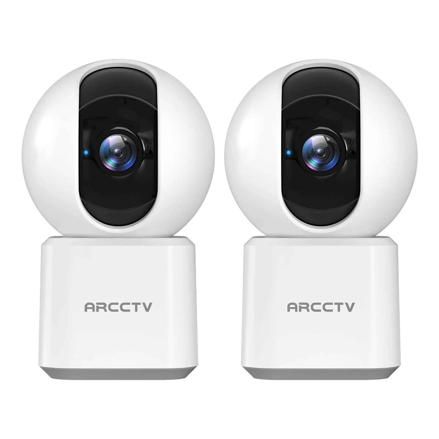 ARCCTV 2K WiFi 5G Surveillance Baby Monitor Camera HD Two Way Talk IR Night Vision Security PTZ Camera 360° View Auto Tracking - Limetastore