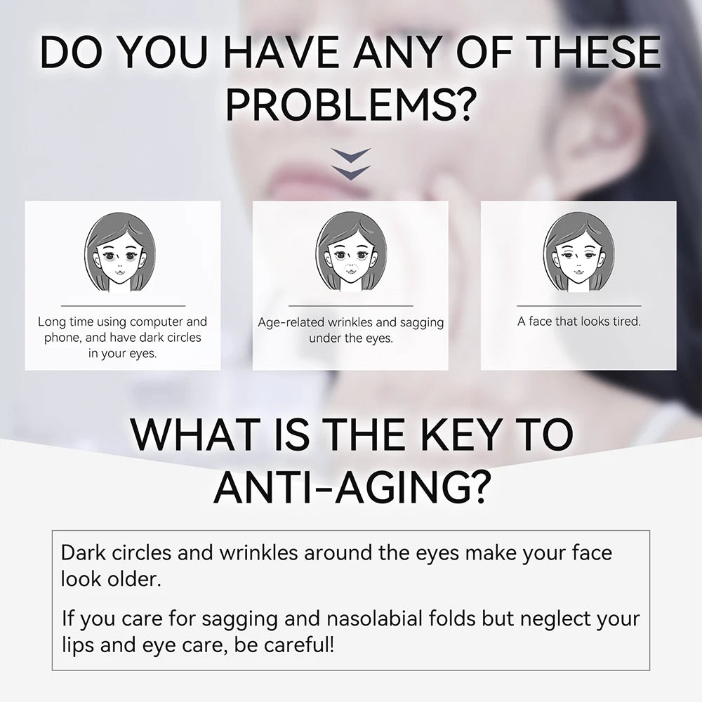 ANLAN EMS Eye Beauty Device | Microcurrent, Red/Blue LED, Eye Bags & Dark Circles