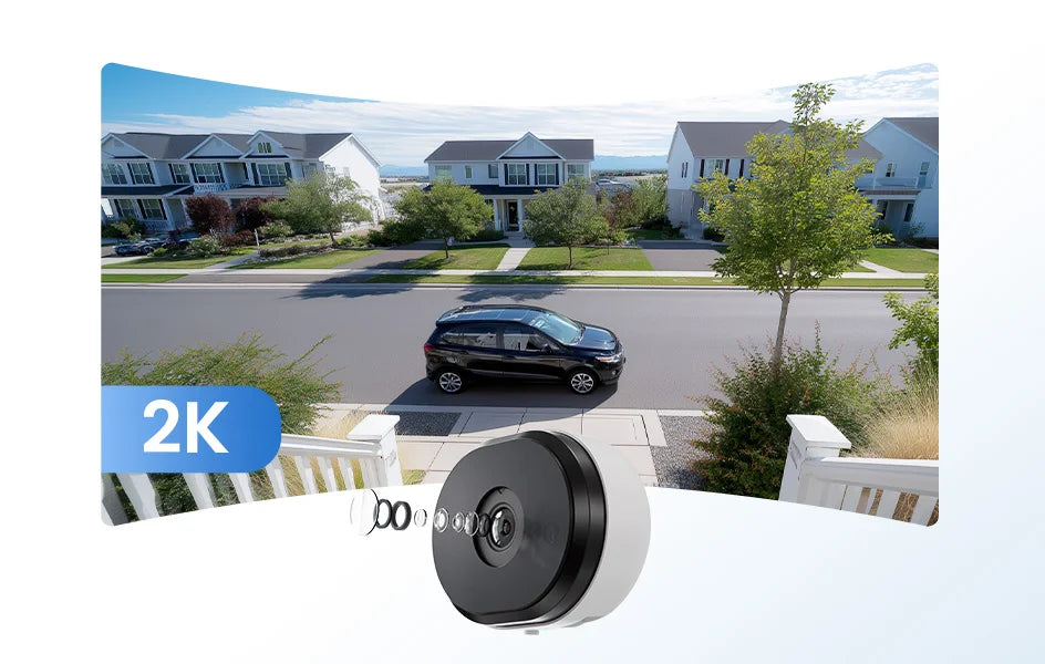 ZOSI C680 2K 3MP Window Security Camera – Full‑Color Night Vision, Indoor Plug‑In WiFi