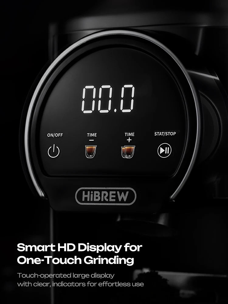 HiBREW G3 Plus – 48 mm stožčasti električni mlinček za kavo | Kompakten in prenosljiv mlinček za kavna zrna