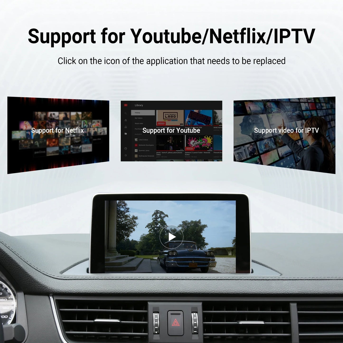 OTTOCAST Play2Video Pro Wireless CarPlay Video Adapter