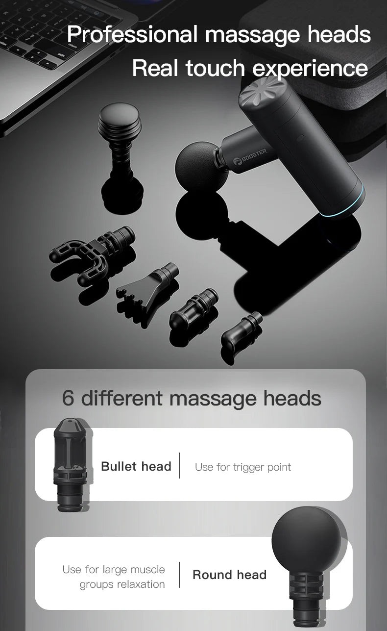 Booster Mini X – Portable Percussion Massage Gun | Deep Tissue Back & Neck Massager
