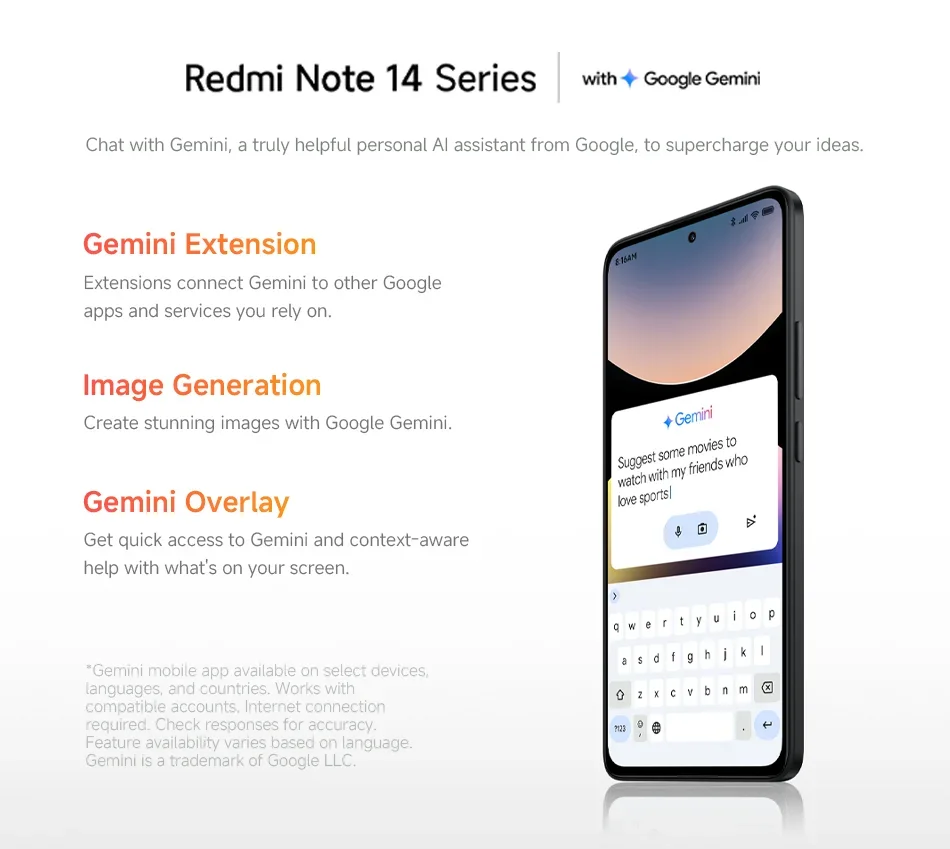 FR Warehouse Xiaomi Redmi Note 14 5G Smartphone Global Version NFC 108MP 8GB RAM 256GB ROM Camera MTK Dimensity 7025-Ultra 45W Turbo Charging - Limetastore