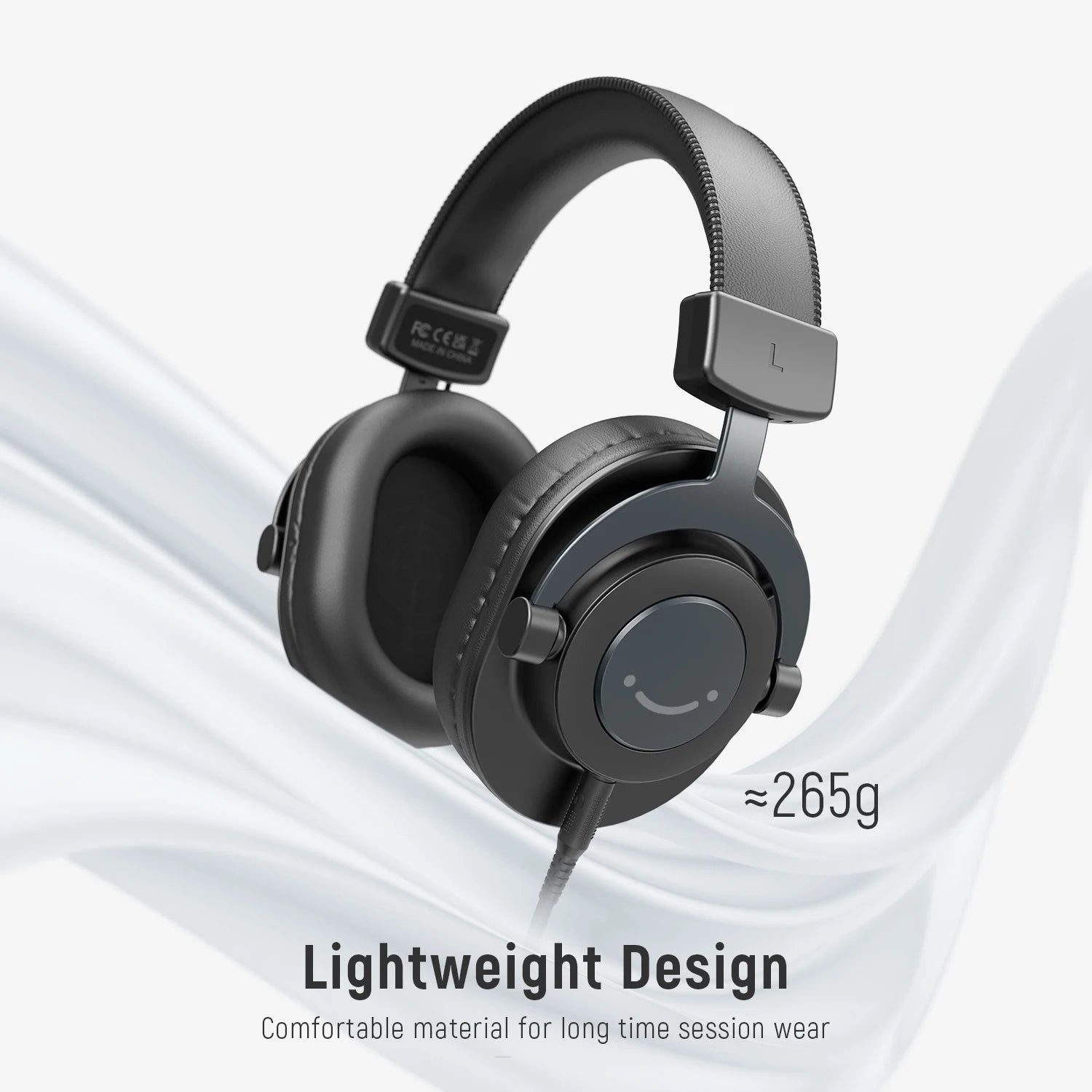 FIFINE H8 Studio Monitor Headphones | Over-Ear Wired Headset for PC & Console
