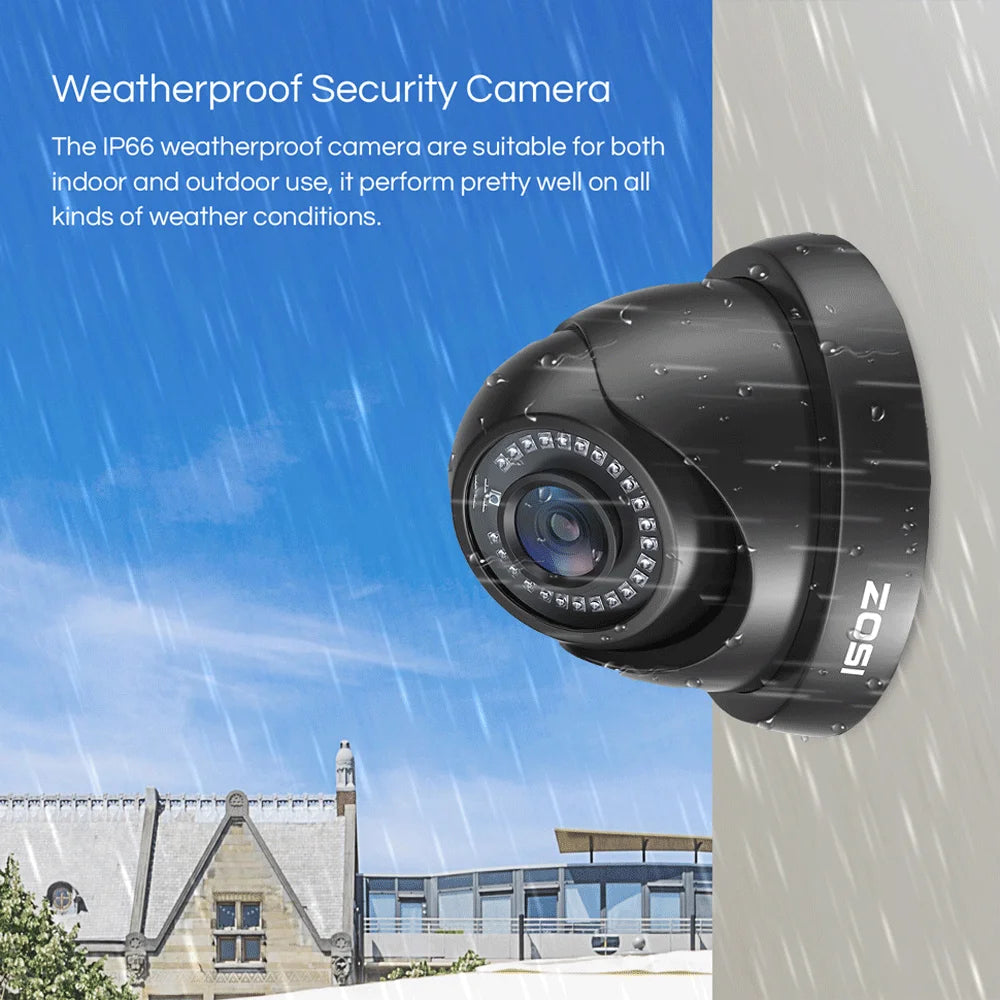 ZOSI 1080p Outdoor Security Camera – Waterproof AHD/TVI/CVI/CVBS 4‑in‑1 Surveillance Camera