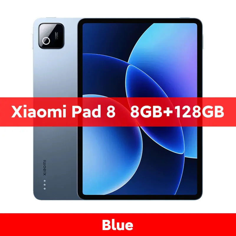 FR Warehouse Global Version Xiaomi Pad 8 Global Version 11.2" 144Hz display Snapdragon® 8s Gen 4 Mi tablet 13MP Camera 9200mAh 45W turbo charging - Limetastore