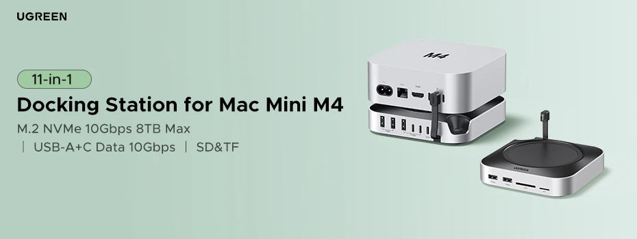 UGREEN Uno 6‑in‑1 USB‑C Hub with 4K60Hz HDMI, 10Gbps USB 3.2, PD100W