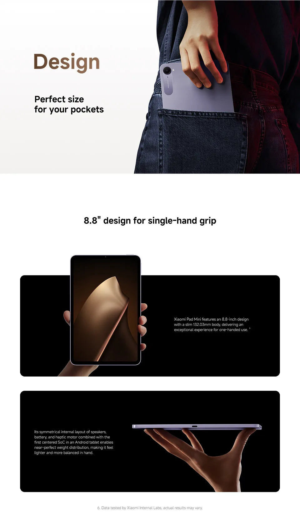 Global Version Xiaomi Mini Pad Mini "3K clear display 8GB /12GB RAM mAh Battery MediaTek dimension + 67W HyperCharge - Limetastore