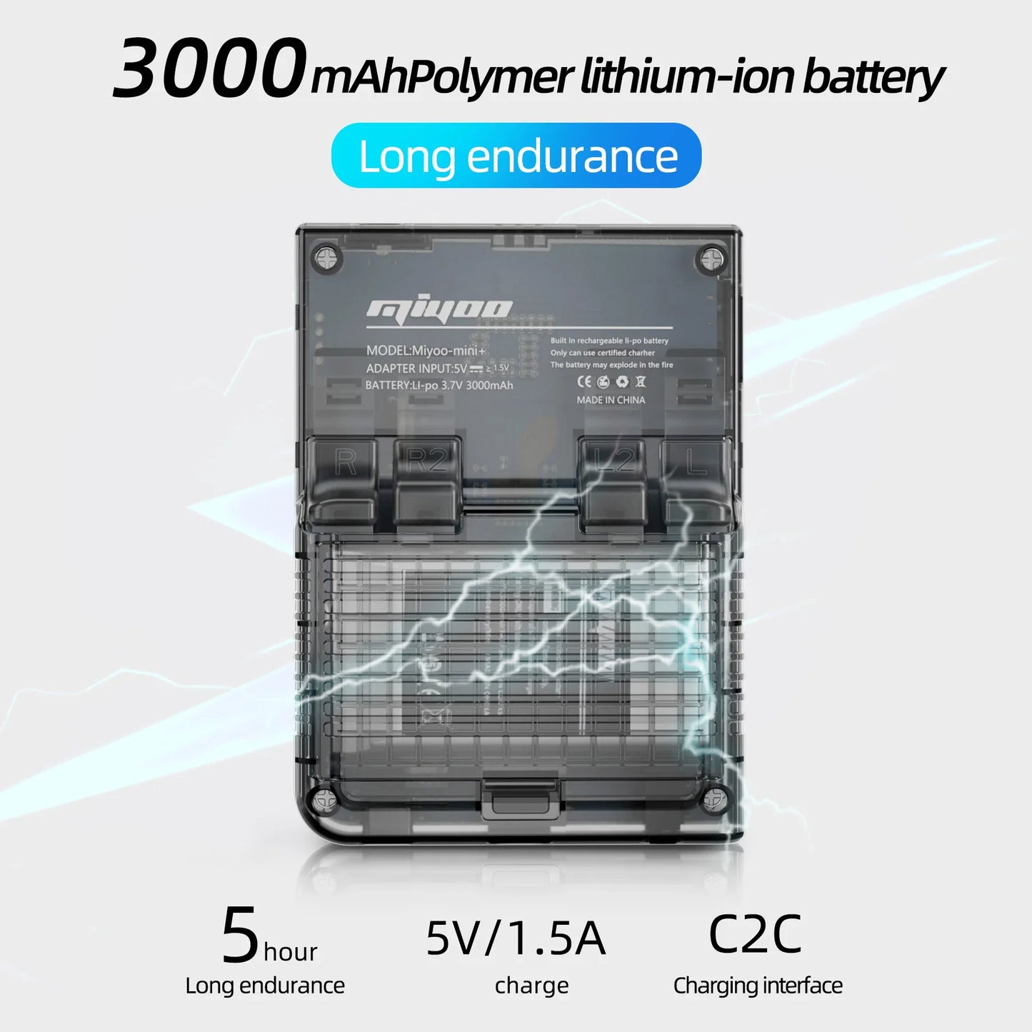 AMPOWN Miyoo Mini Plus Handheld Game Players 3.5'' IPS OCA Linux System Consoles Portable Retro Video Game Wireless Emulator - Limetastore