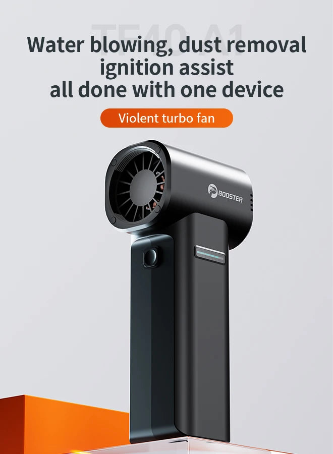 Booster TF40 Turbo Fan – Brushless High‑Speed Portable Air Blower