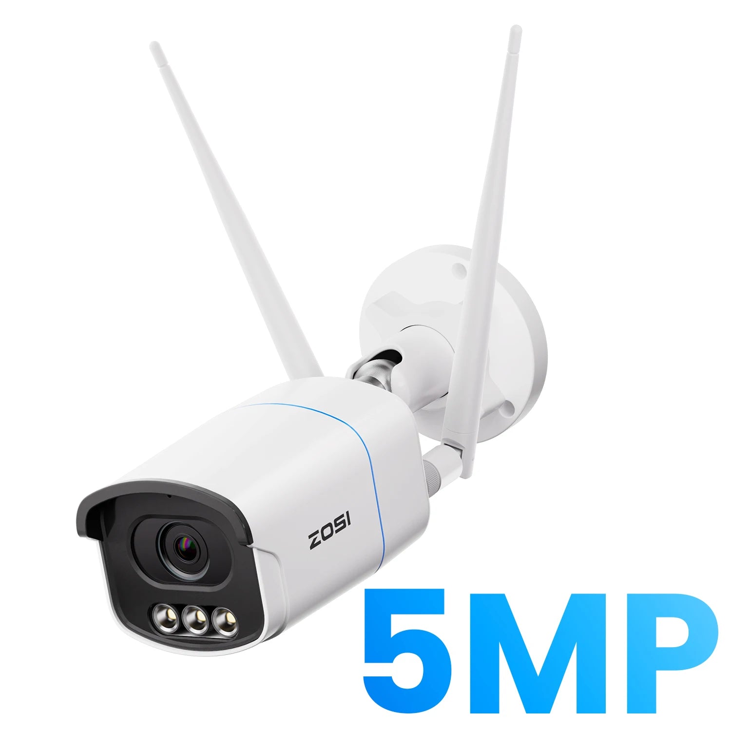 ZOSI C186A Aurora Lux 4K 8MP/5MP WiFi Security Camera – True Full‑Color Night Vision