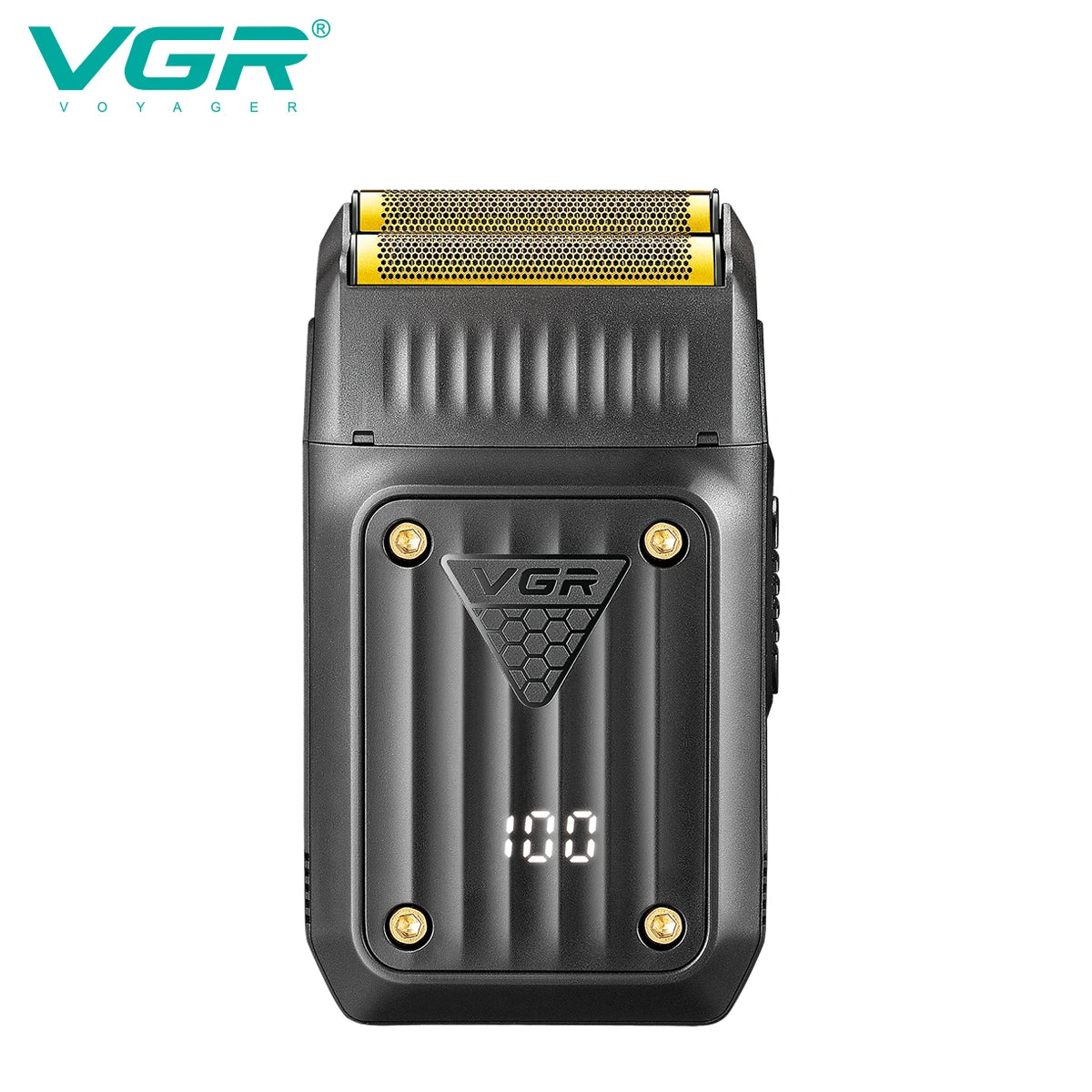 VGR Shaver Electric Razor Professional Beard Trimmer Rechargeable Razor Digital Display Razor Reciprocating Shaver for Man V-363