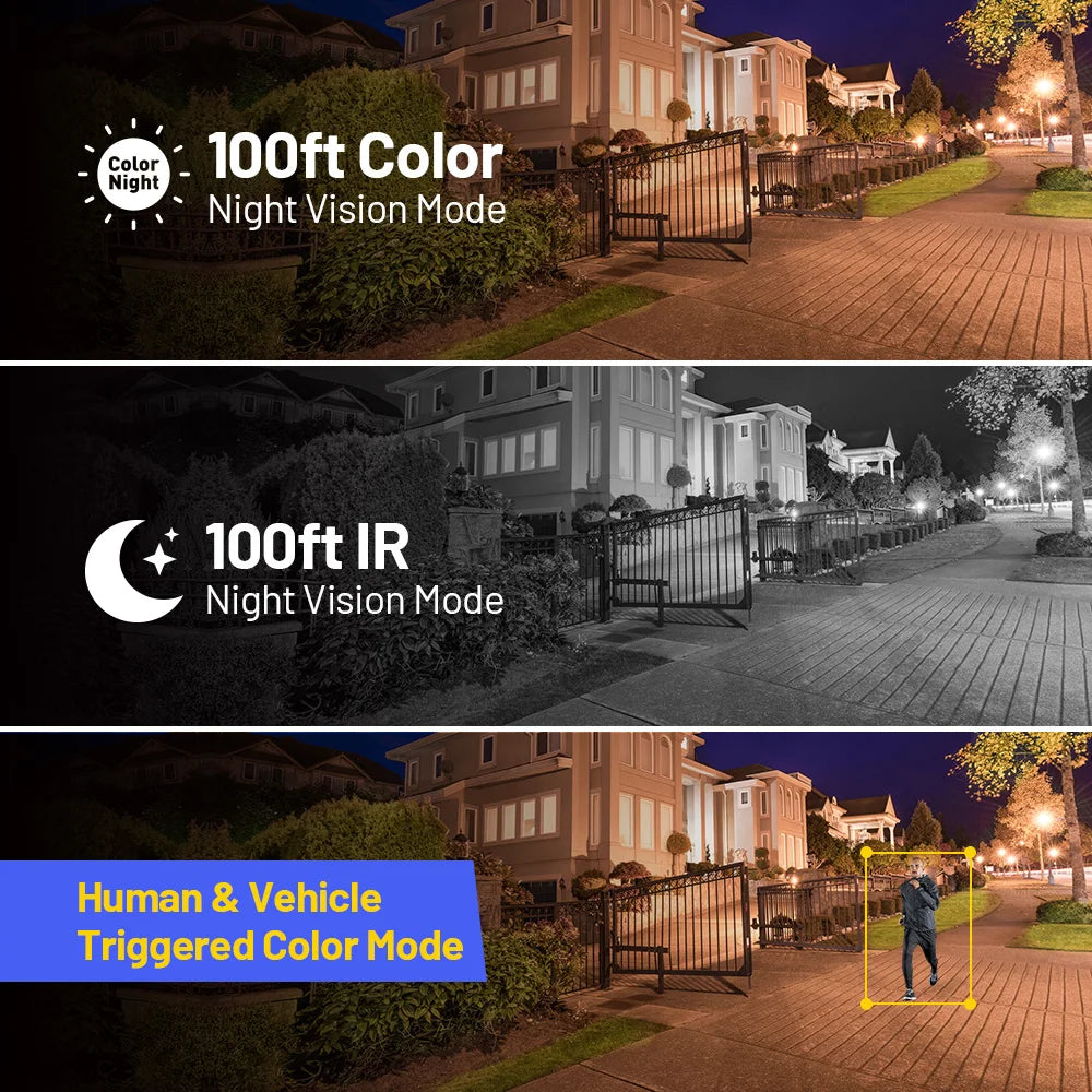 ANNKE 12MP 6K PoE CCTV System | 16CH NVR, Dual‑Light Cameras, Audio, Human & Vehicle Detection