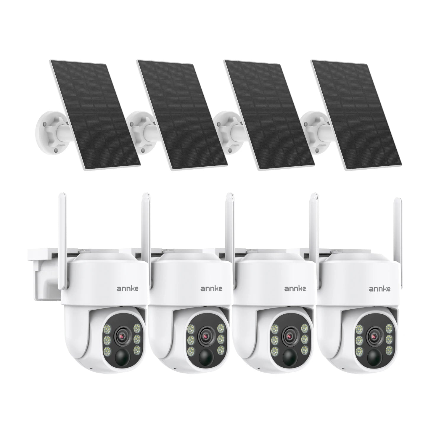 ANNKE 4MP Wireless Battery PT Camera | Color Night Vision, Solar, WiFi