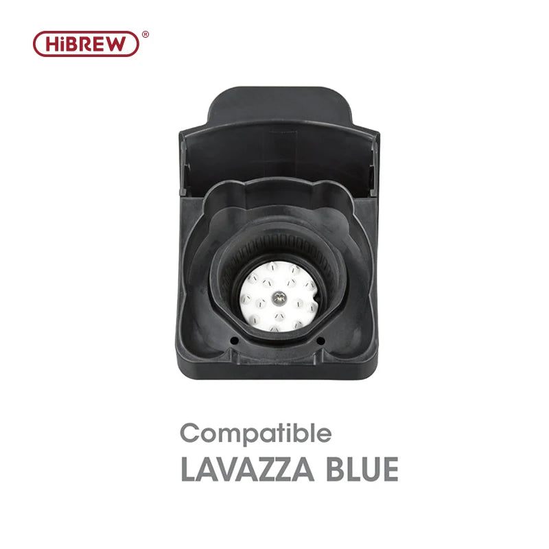 HiBREW H2A & H2B – Sistem z adapterjem za več kapsul | Združljiv z Nespresso, Dolce Gusto, mleto kavo, ESE podi