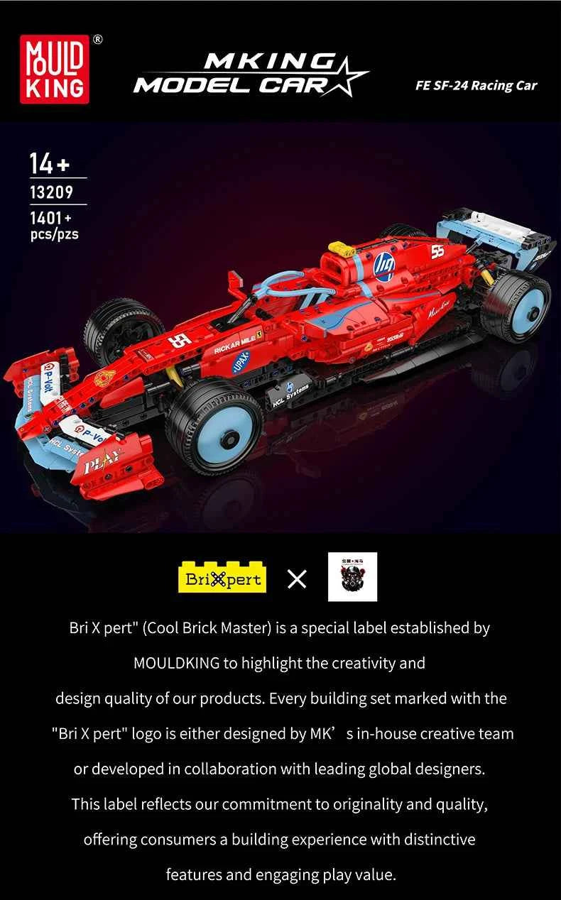 Mould King 13209 FE SF‑24 Racing Car - Limetastore