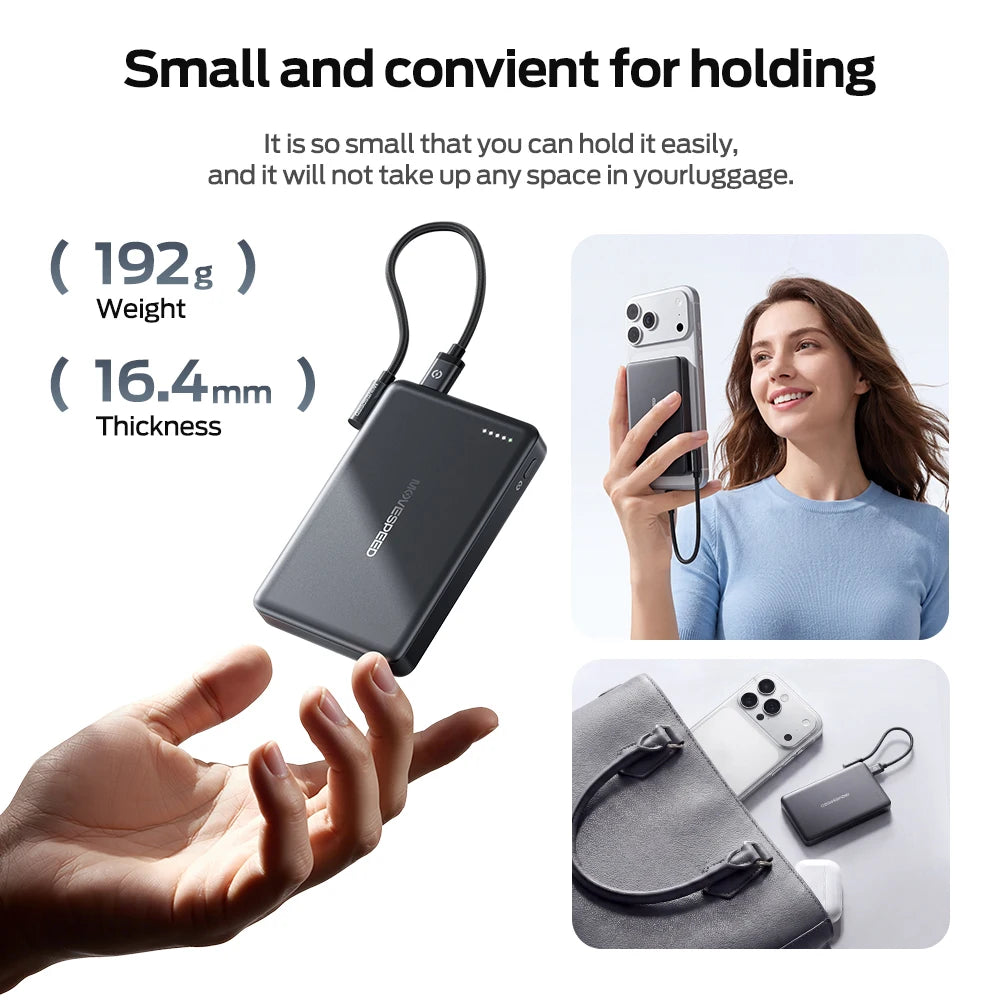 MOVESPEED P07Pro Semi-Solid-State Power Bank 10000mAh MagSafe