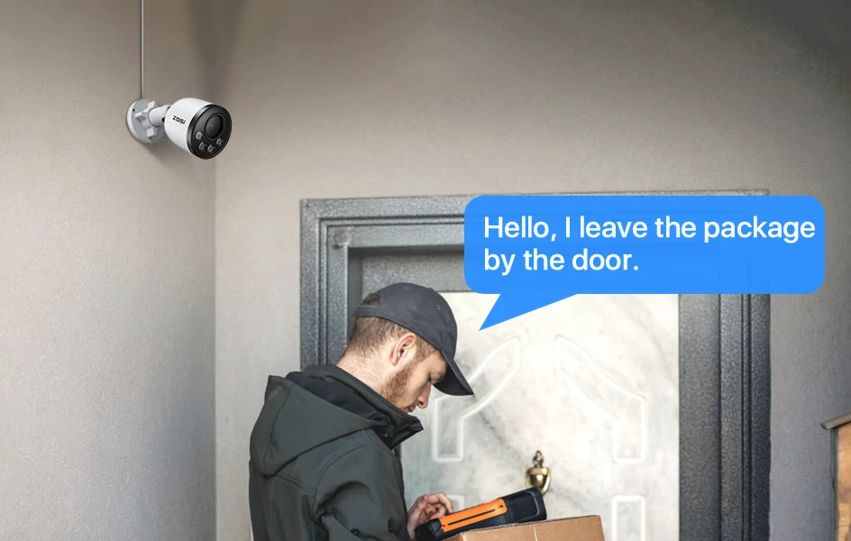 ZOSI 4K PoE NVR Security Camera System 8MP Weatherproof Wired PoE Cameras H.265+ 4K/8MP 8CH CCTV NVR for Home 24/7 Surveillance