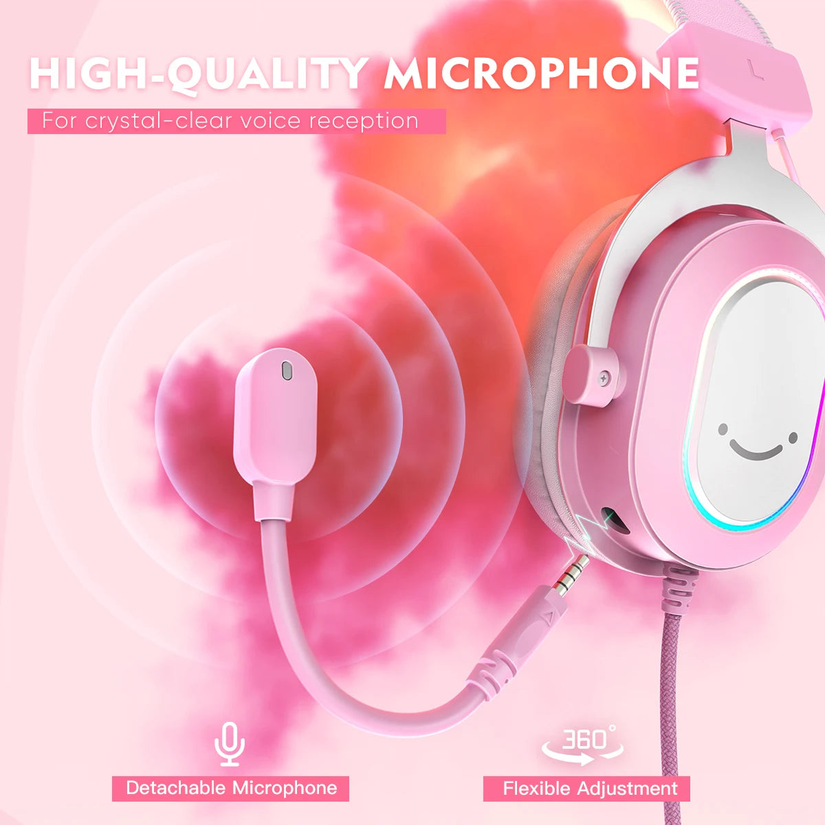 FIFINE Ampligame H6P Gaming Headset – RGB, 7.1 Surround, USB, MIC