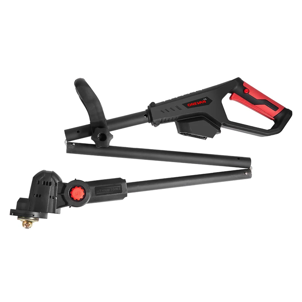 ONEVAN 10Inch Brushless Electric Lawn Mower 38000RPM Cordless 45° Grass Trimmer Garden Power Tool For Makita 18V Battery Pin