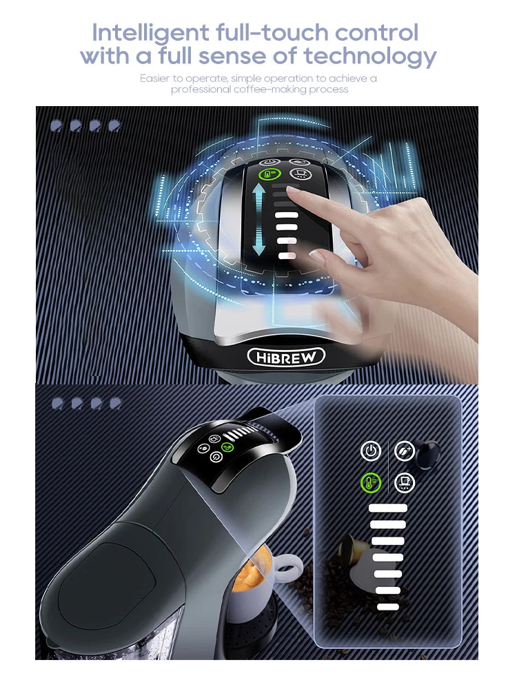 HiBREW H17 – Aparat za kavo na kapsule 4-v-1 | Sistem za toplo in hladno pripravo