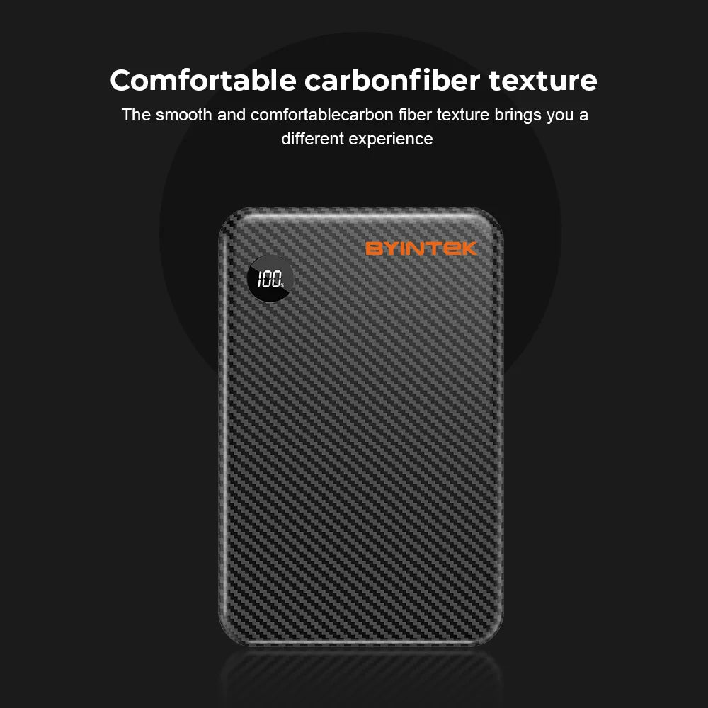 BYINTEK Power Bank za projektorje – 20.000mAh prenosna baterija z USB-C PD hitrim polnjenjem