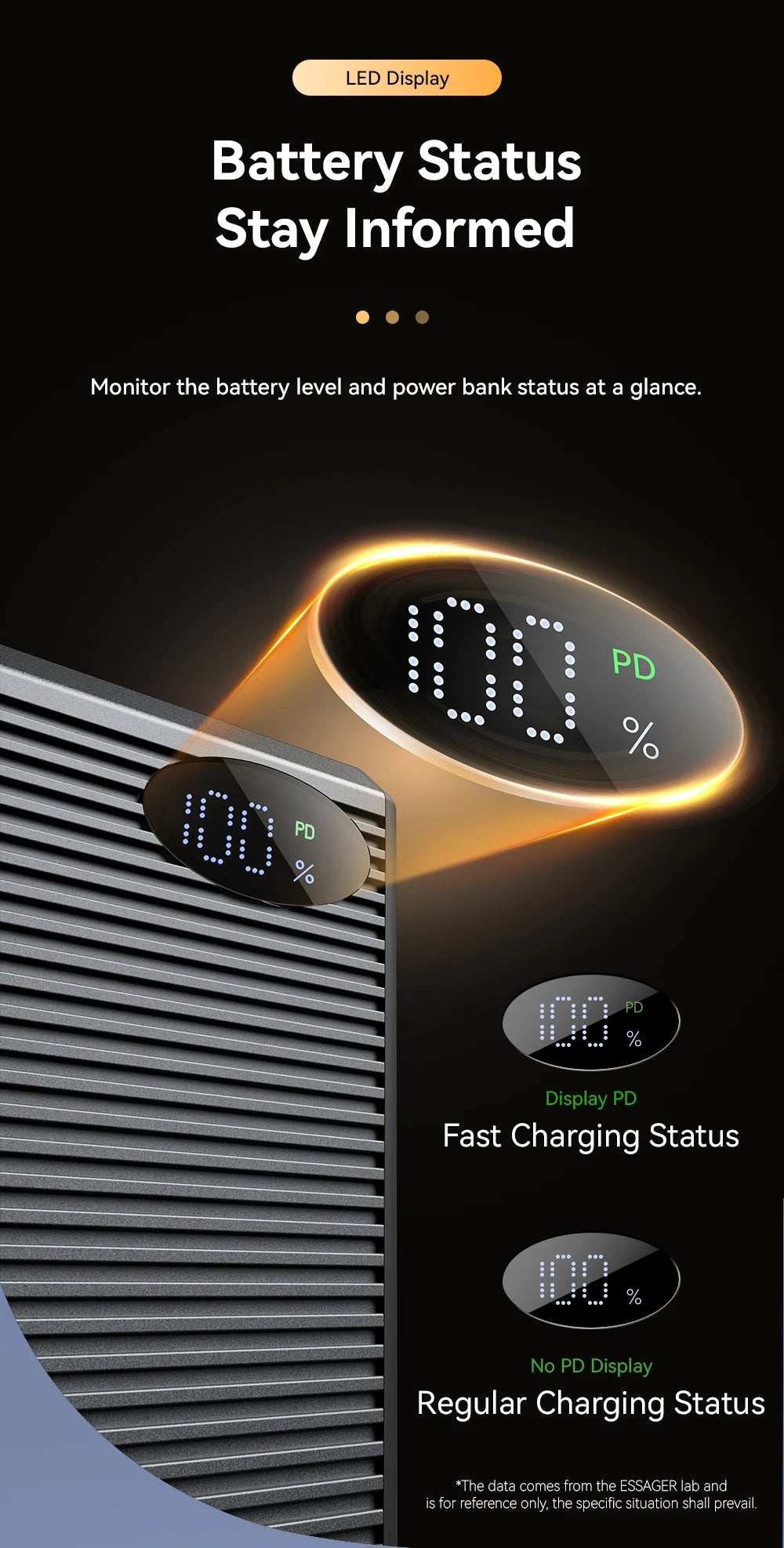 ESSAGER Thin Magnetic Power Bank 20W 10000mAh MagSafe