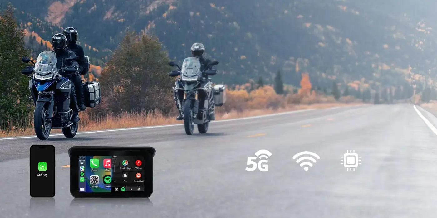 Lite C5 SE Motorcycle CarPlay Android Auto Waterproof Display