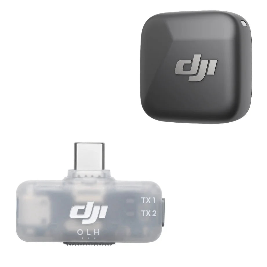 DJI Mic Mini Transmitter & Mobile Phone Receiver Combo – Original DJI Wireless Audio Kit