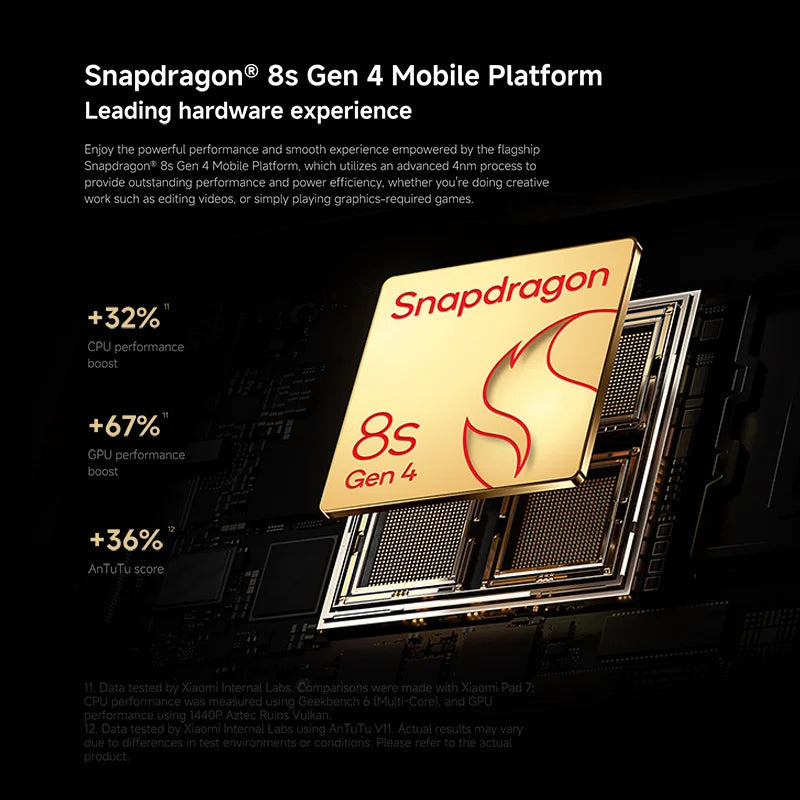 FR Warehouse Global Version Xiaomi Pad 8 Global Version 11.2" 144Hz display Snapdragon® 8s Gen 4 Mi tablet 13MP Camera 9200mAh 45W turbo charging - Limetastore