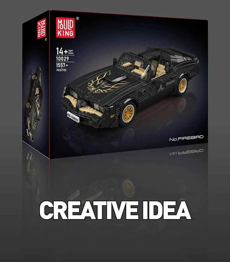 Mould King 10029 Black Firebird Sport Racing Car - Limetastore