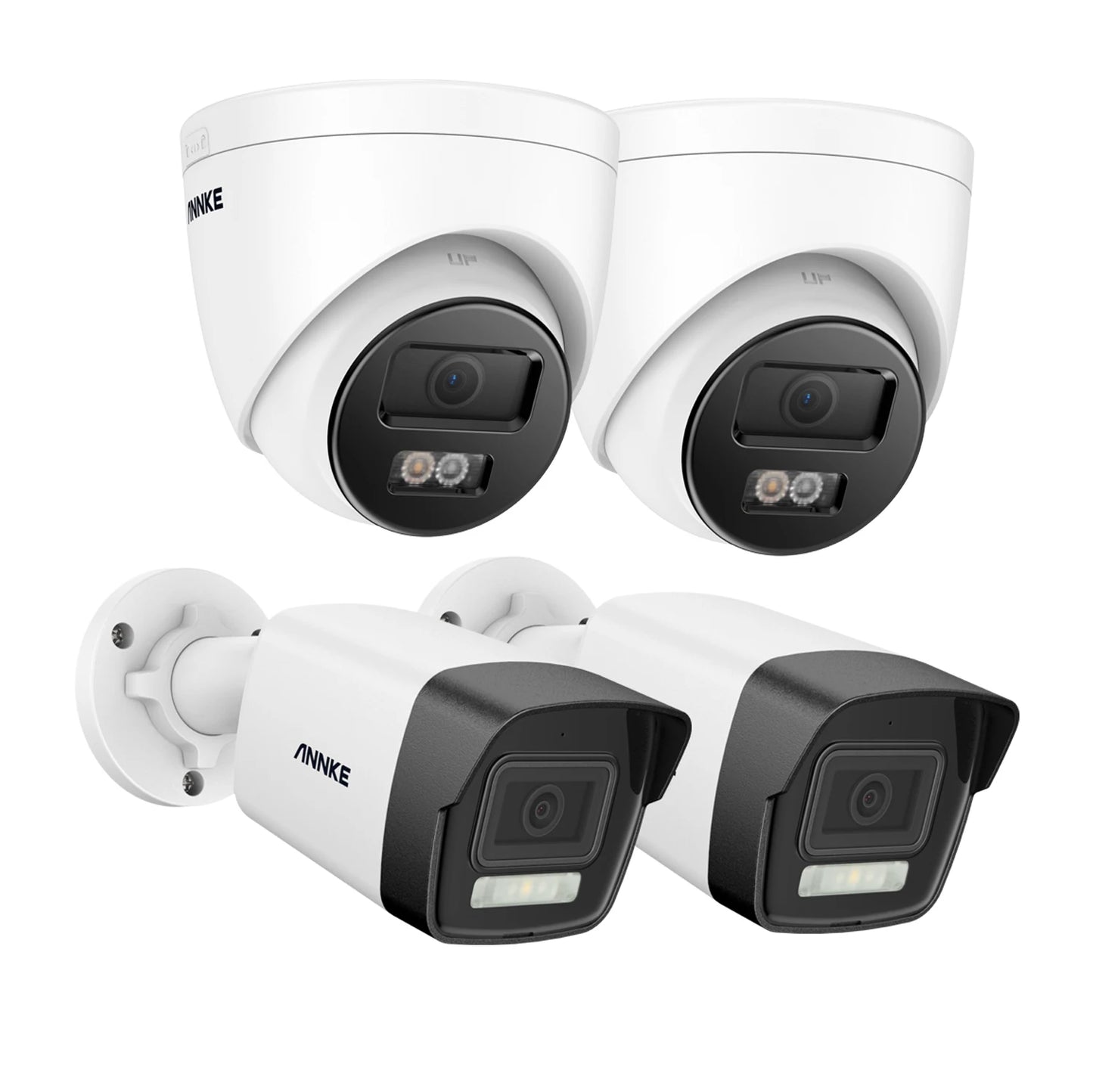 ANNKE 12MP 6K PoE Security Camera | Dual‑Light, AI Detection, Audio, IP67